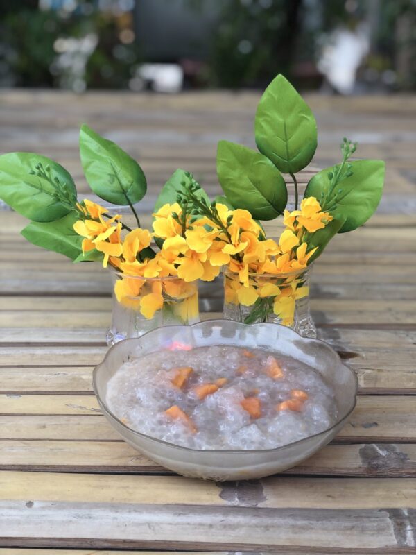 ကန်စွန်းဉ သာကူ (Sweet Potato Sergu)
